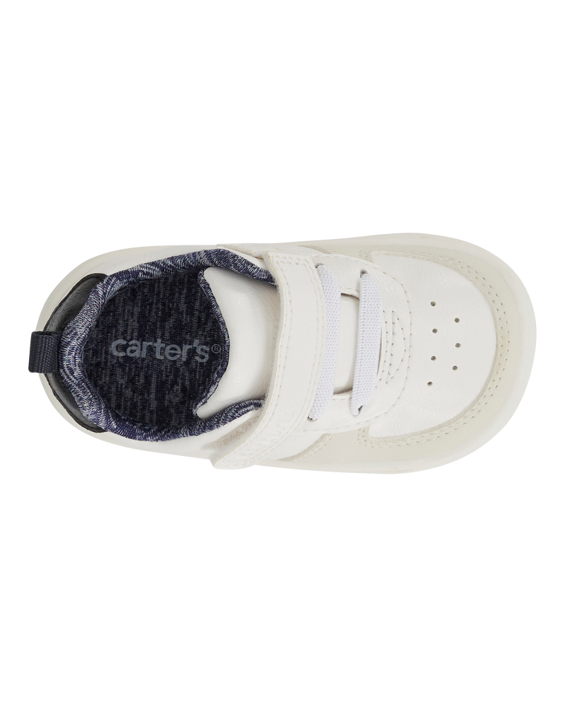 Boys  Every Step&reg; First Walker Casual Sneakers - White, image 4 of 6 slides