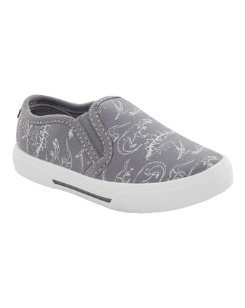 Toddler Dinosaur Slip-On Sneakers, 