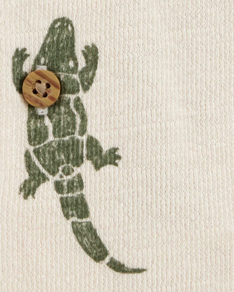 Baby Alligator Button-Down Shirt, image 2 of 3 slides