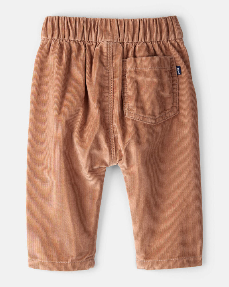Baby Boy Corduroy Pants - Brown, image 2 of 4 slides