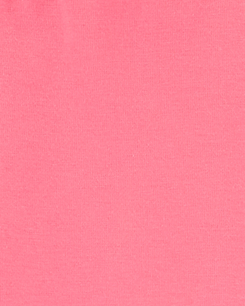 Baby 2-Pack Heather Gray & Pink Cotton Stretch Leggings, image 2 of 3 slides