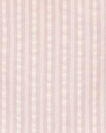 Baby Striped Seersucker Jumpsuit - Pink, 