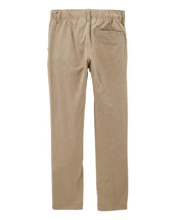 Boys Active Uniform Pull-On Pants - Khaki, 
