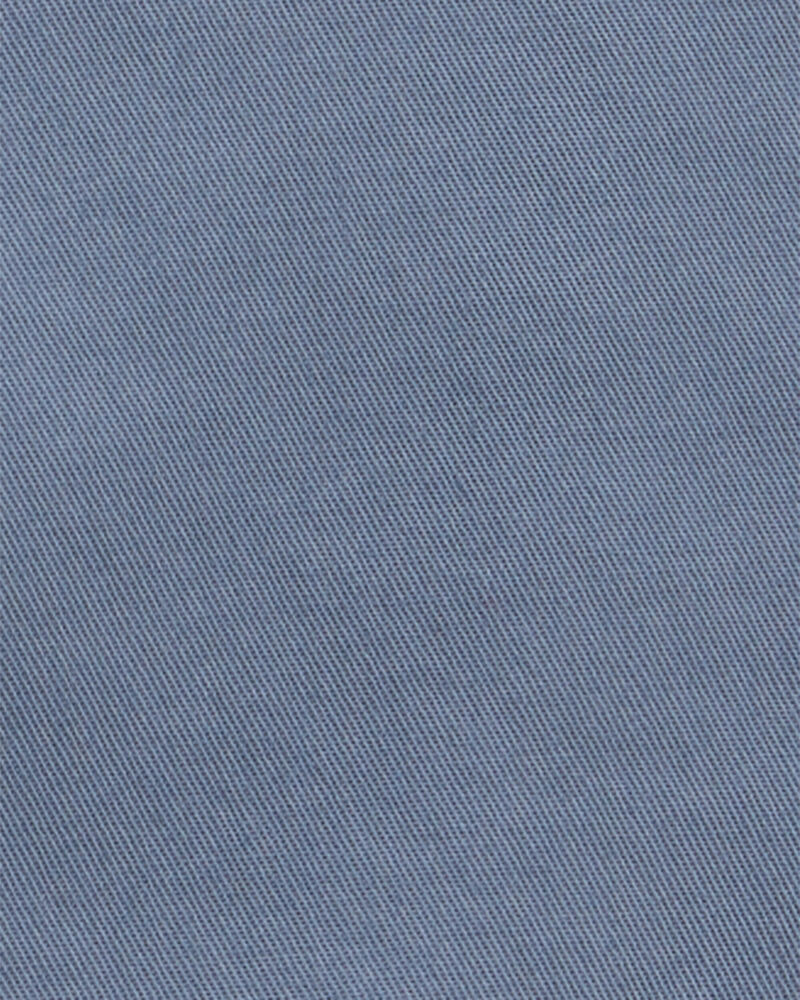 Baby Flat-Front Shorts - Blue, image 3 of 4 slides