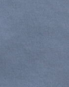 Baby Flat-Front Shorts - Blue, image 3 of 4 slides