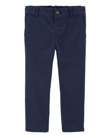 Toddler Boy Flat-Front Pants - Navy, 