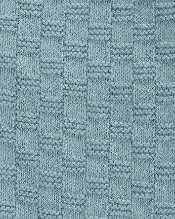 Baby Button-Front Sweater Romper - Blue, 