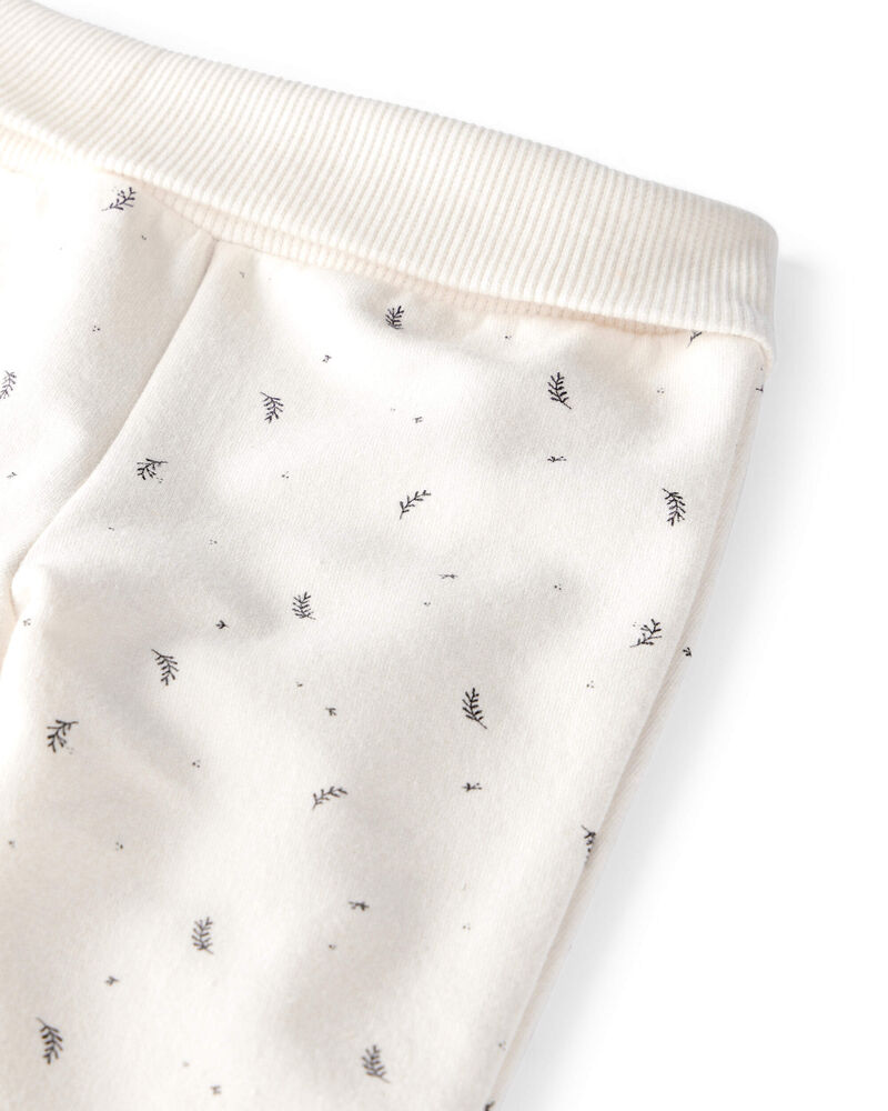 Baby 2-Piece Sprig Print Set Made with Organic Cotton, image 2 of 4 slides