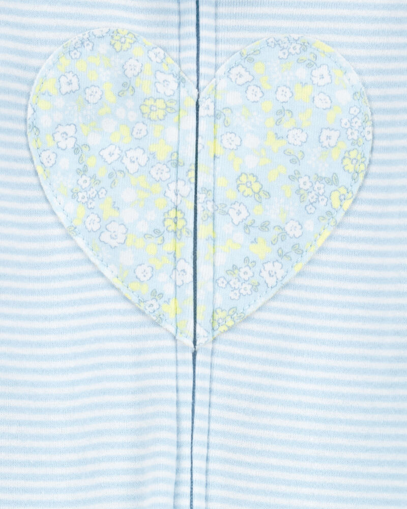 Baby 2-Pack Cotton Footie Pajamas, image 4 of 6 slides