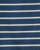 Toddler Organic Cotton Pajama Set in Stripes, image 3 of 4 slides