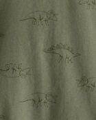 Toddler Boy 2-Piece Dinosaur Print Long-Sleeve Tee & Joggers Set - Green
, image 3 of 8 slides