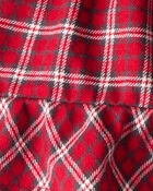 Baby Girl Plaid Cotton Skort - Red, image 4 of 5 slides