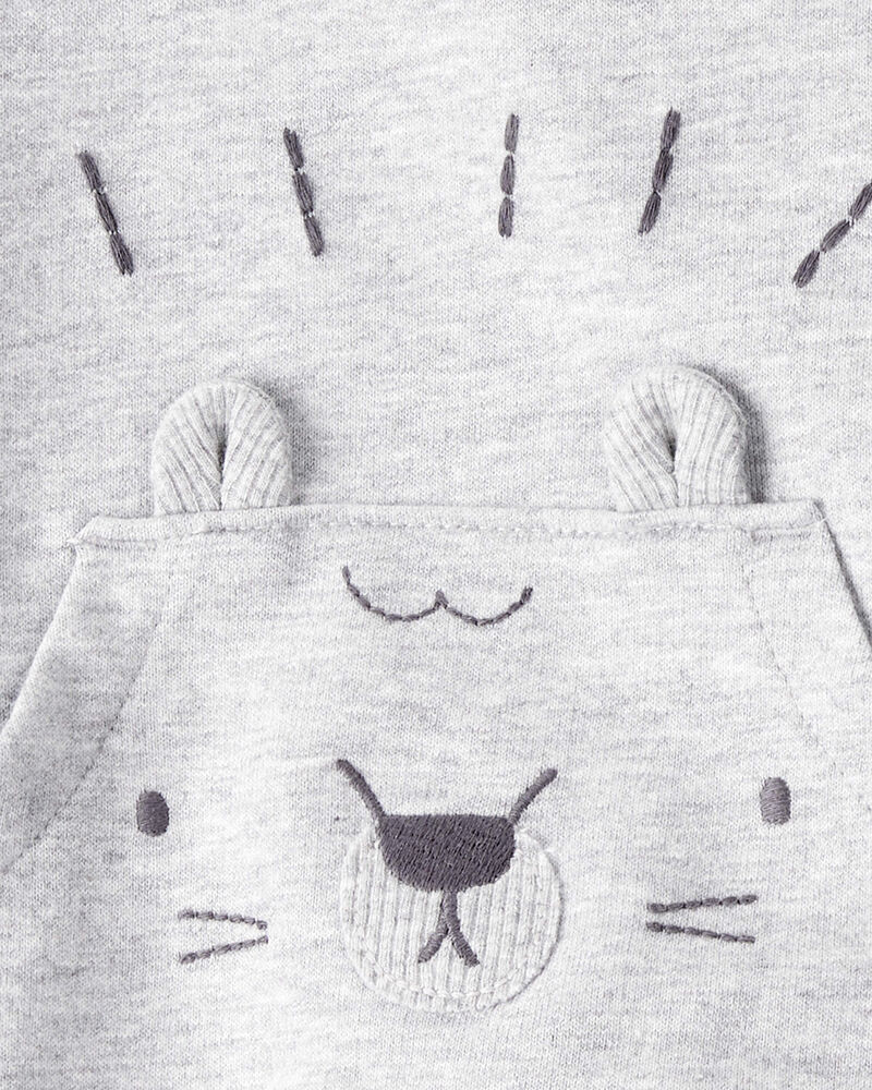 Baby Boy 3-Piece Lion Little Pullover Set - Grey/Green, image 3 of 4 slides