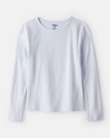 Girls  Long-Sleeve 2-Piece Floral Top Set - Blue, 