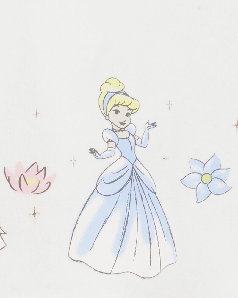 Baby Girl 2-Piece Disney Princesses Tee & Tutu Skirt Set - White/Pink, image 2 of 2 slides