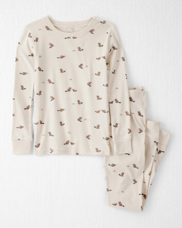 Kid Organic Cotton Pajamas in Beaver Creek Print, 