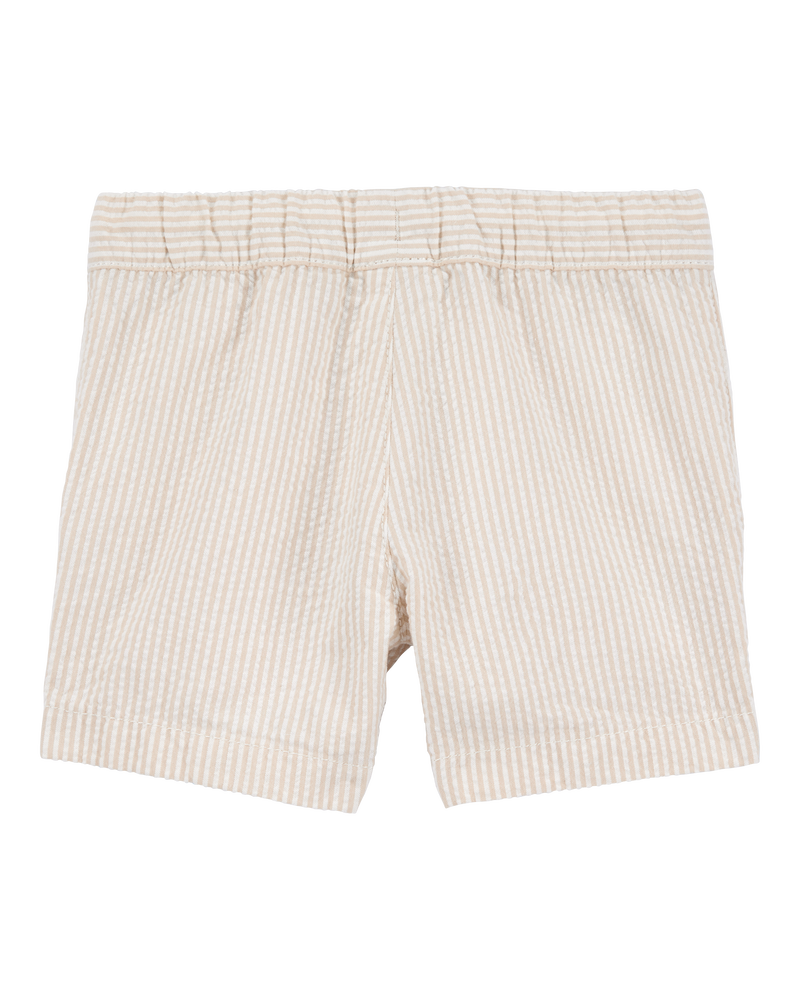 Toddler 2-Piece Button-Down Shirt & Shorts Outfit Set, image 5 of 8 slides