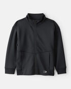 Boys 2-Piece Zip-Up Jacket & Joggers Set - Black, image 2 of 6 slides