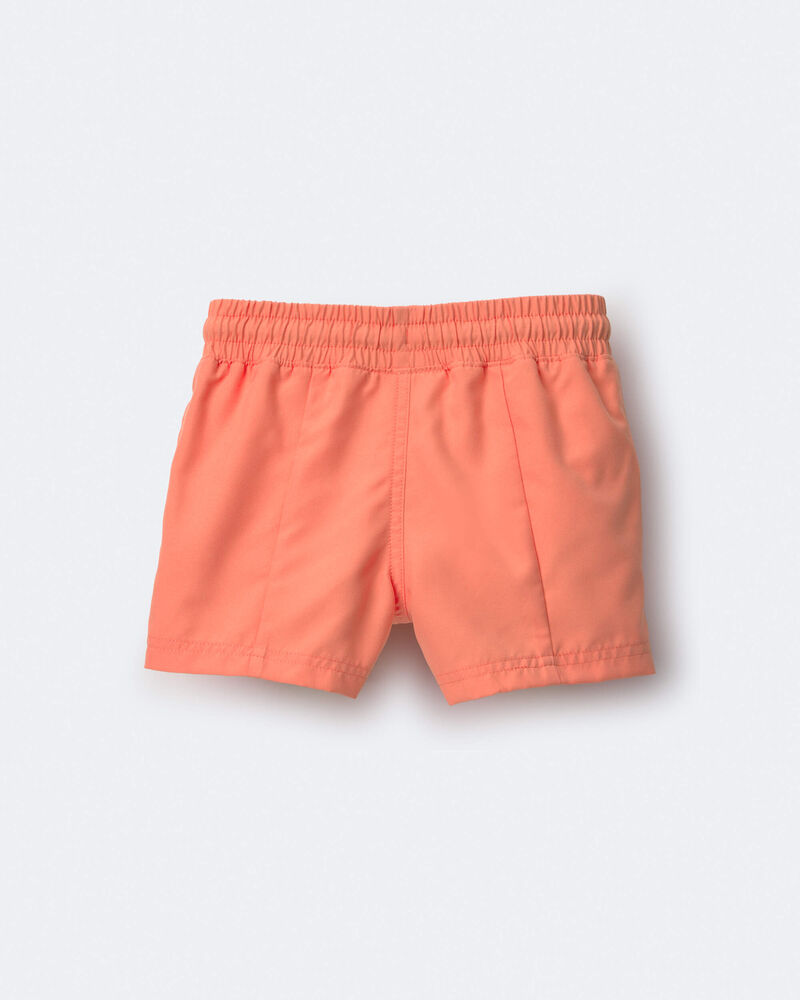 Toddler Boy Swim Trunks - Orange, image 5 of 6 slides