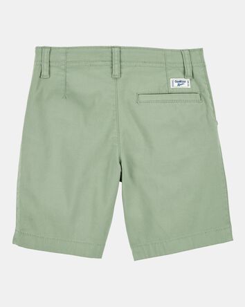 Boys Flat-Front Shorts - Green, 