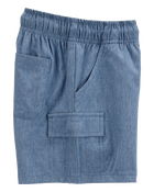 Toddler Everyday Quick Dry Shorts - Blue, image 5 of 8 slides