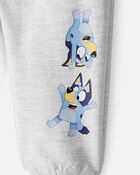 Baby Bluey French Terry Drawstring Joggers - Grey, image 3 of 4 slides