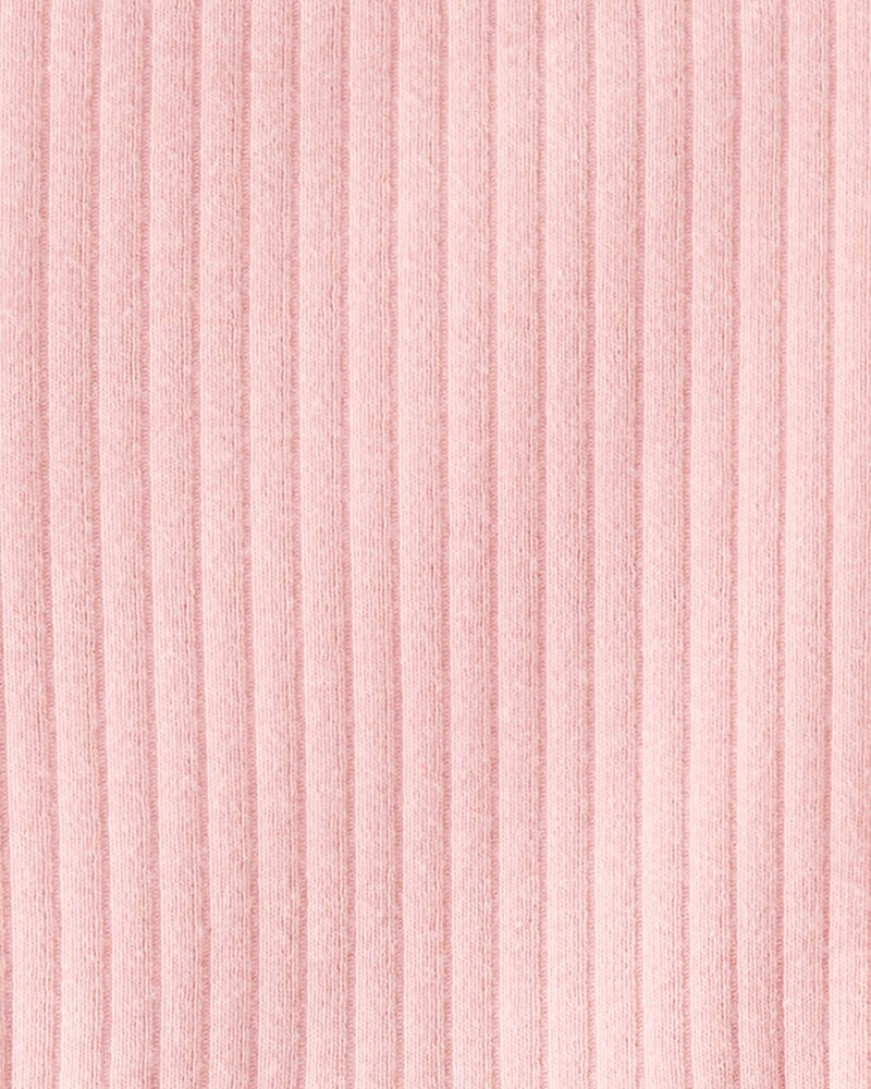 Toddler Girl 2-Piece Peplum Top & Cotton Flared Leggings Set - Pink, image 3 of 8 slides