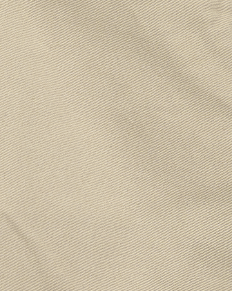 Toddler Boy Stretch Chino Shorts - Khaki, image 3 of 4 slides