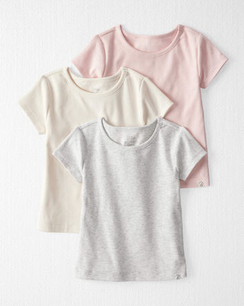 Toddler 3-Pack Organic Cotton Tees, 