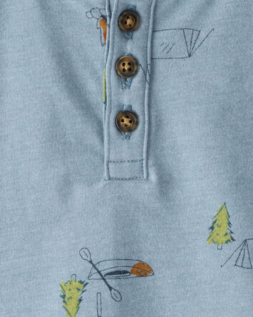 Toddler Boy Camping Short-Sleeve Tee - Blue, 
