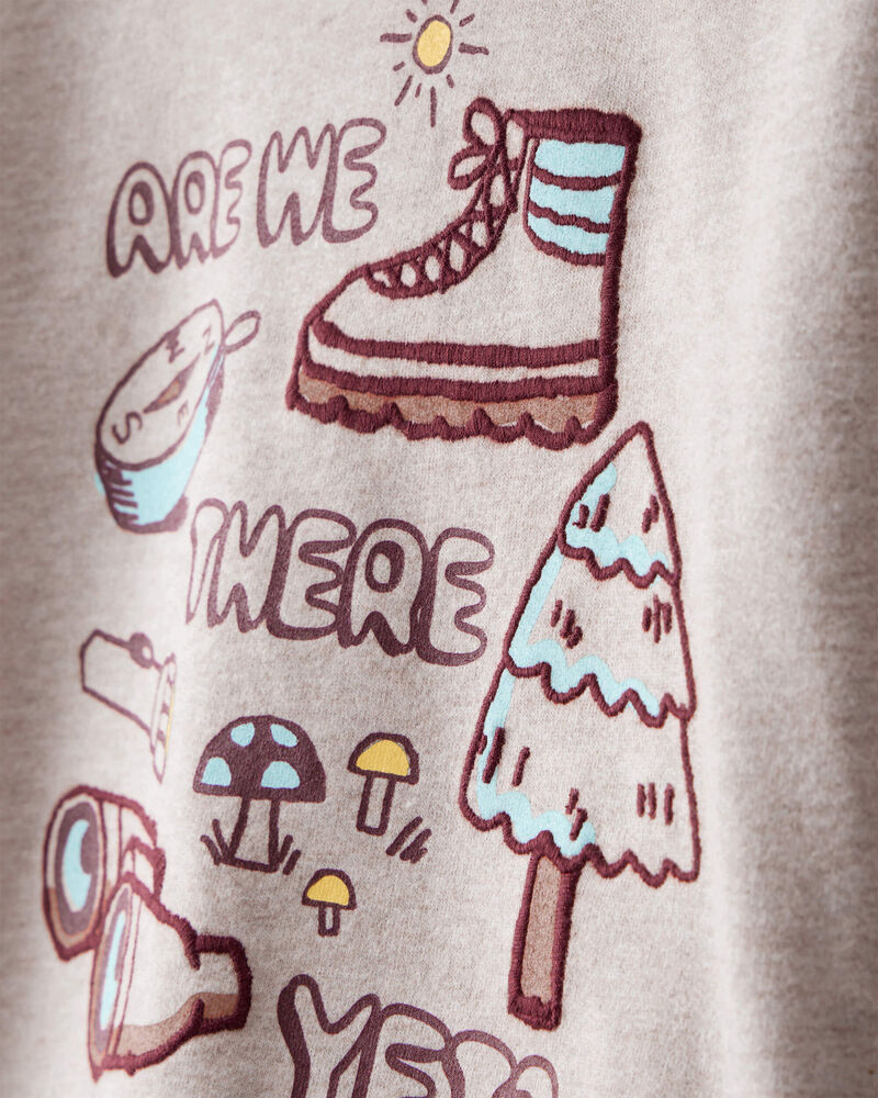 Toddler Boy Camping Hoodie - Tan, image 2 of 4 slides