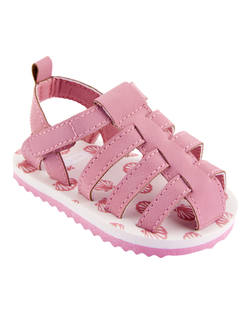 Baby Girl Fisherman Sandals - Pink, 