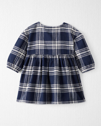 Baby Girl Organic Cotton Flannel Dress , 