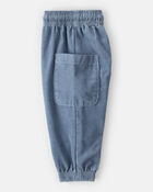 Baby Boy Corduroy Joggers - Blue , image 3 of 5 slides