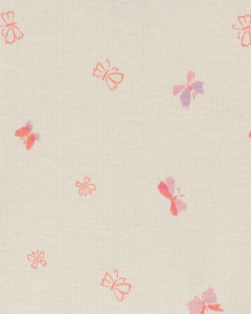 Baby Girl 4-Pack Long-Sleeve Cotton Bodysuits, image 4 of 7 slides