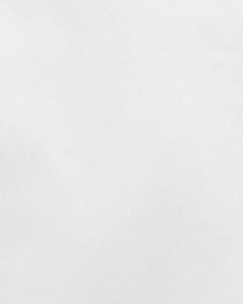 Baby Solid Short-Sleeve Pocket Tee - White, image 2 of 3 slides