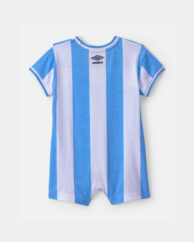 Baby Umbro Argentina Soccer Romper - Light Blue/White, image 4 of 6 slides