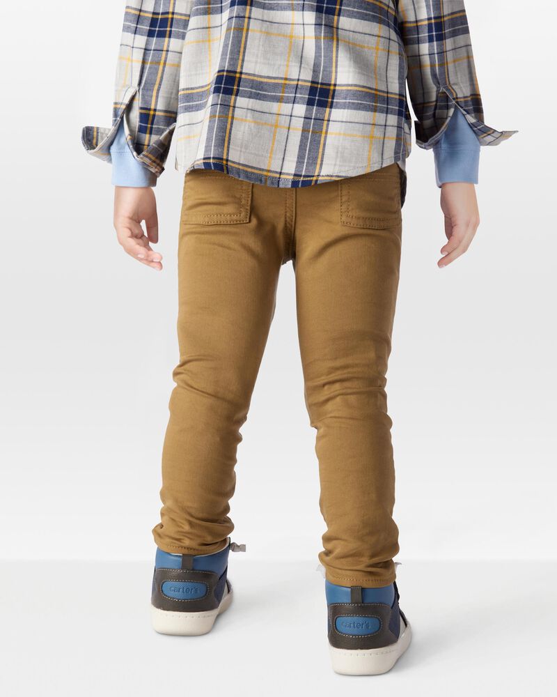 Toddler Pull-On Khaki Pants, image 2 of 6 slides