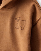 Baby Boy DayDream Fleece Bear Print Long-Sleeve Tee & Pant Set - Brown, image 3 of 6 slides