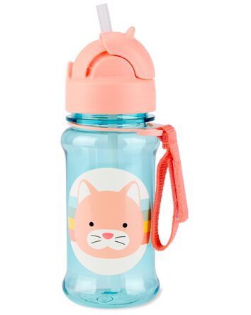 ZOO Straw Bottle With Tritan&trade; Renew - Cat, 