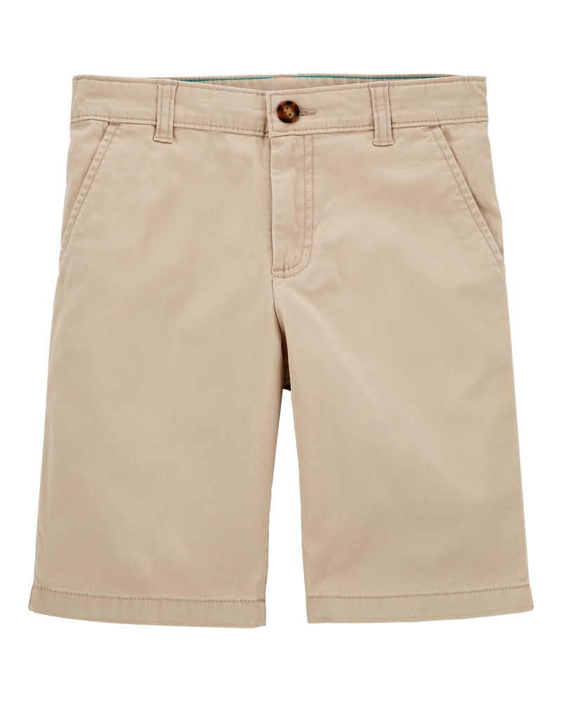 Kid Flat-Front Shorts, image 1 of 4 slides