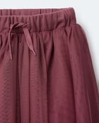 Toddler Girl Avenue Twirl&trade; Midi Skirt with Tulle - Burgundy, image 7 of 7 slides