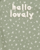 Baby Girl 5-Pack Floral Horses Short-Sleeve Cotton Bodysuits - Pink/Green, image 8 of 9 slides