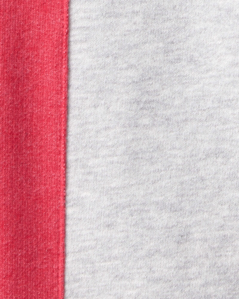 Toddler Boy 2-Piece Pullover Sweatshirt & French Terry Joggers Set - Heather/Red, image 8 of 10 slides