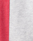 Toddler Boy 2-Piece Pullover Sweatshirt & French Terry Joggers Set - Heather/Red, image 8 of 10 slides