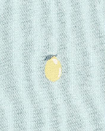 Baby Girl 5-Pack Short-Sleeve Lemon Bodysuits, 