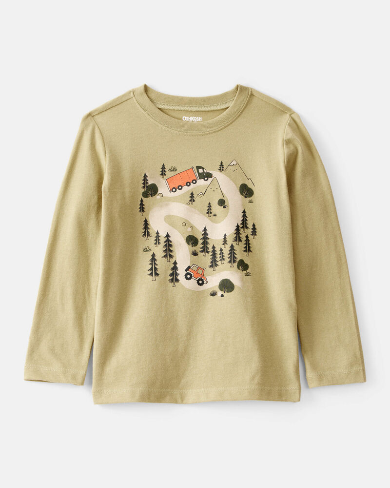 Toddler Boy Mountain Long-Sleeve Graphic Tee - Brown, image 1 of 3 slides