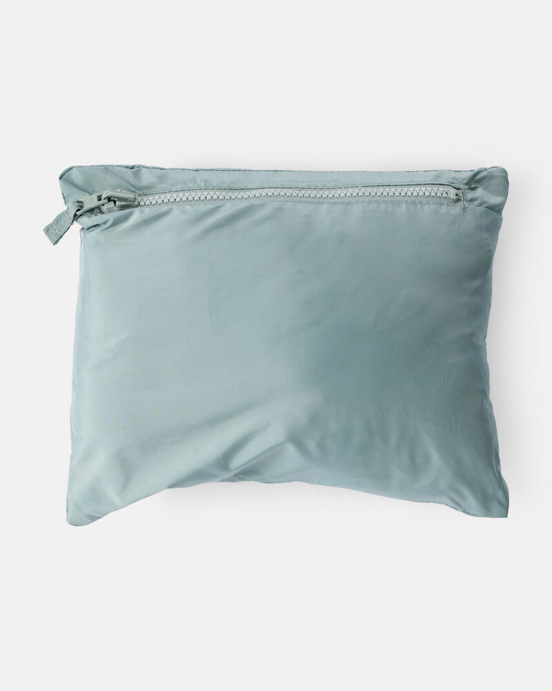 Toddler Packable Hooded Puffer Jacket - Green, image 4 of 5 slides