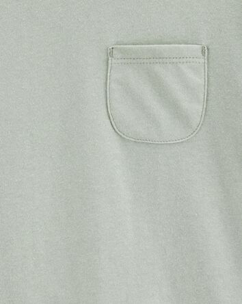 Kid Solid Short-Sleeve Fashion Top - Green, 