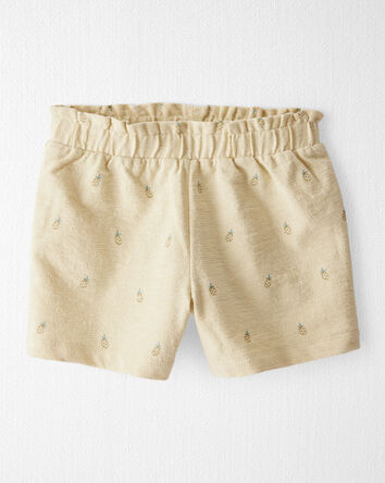 Girls 2-Piece Pineapple-Print Set Made with Organic Cotton, 